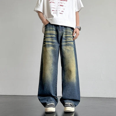 Jaxon Denim Baggy Pants - Men’s Loose Fit Gradient Streetwear