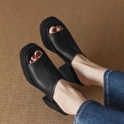 Clara Platform Slide Sandals