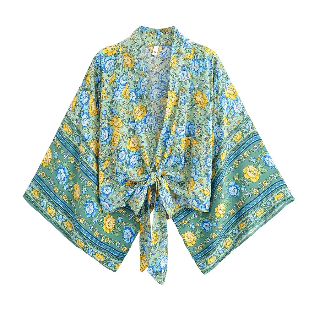 Floral Kimono Blouse