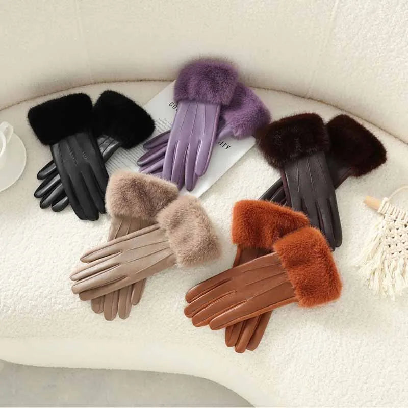 Orsay Leather Winter Gloves