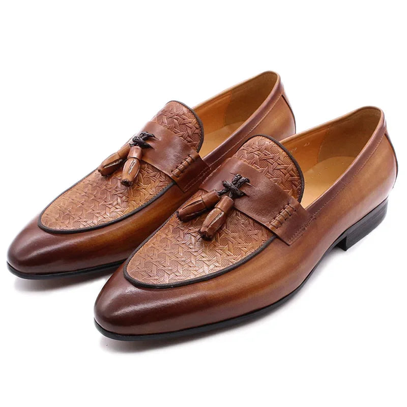 Felix Tassel  Genuine Leather Loafers