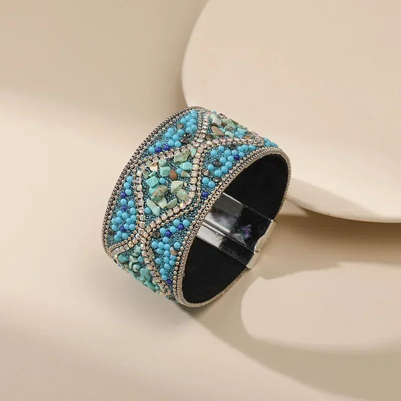 Mara Beaded Cuff Bracelet