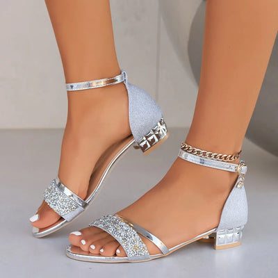Liana Low-Heel Sandals