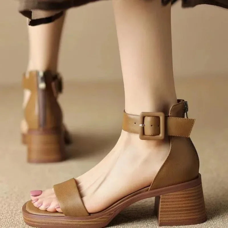Nora Block Heel Sandals