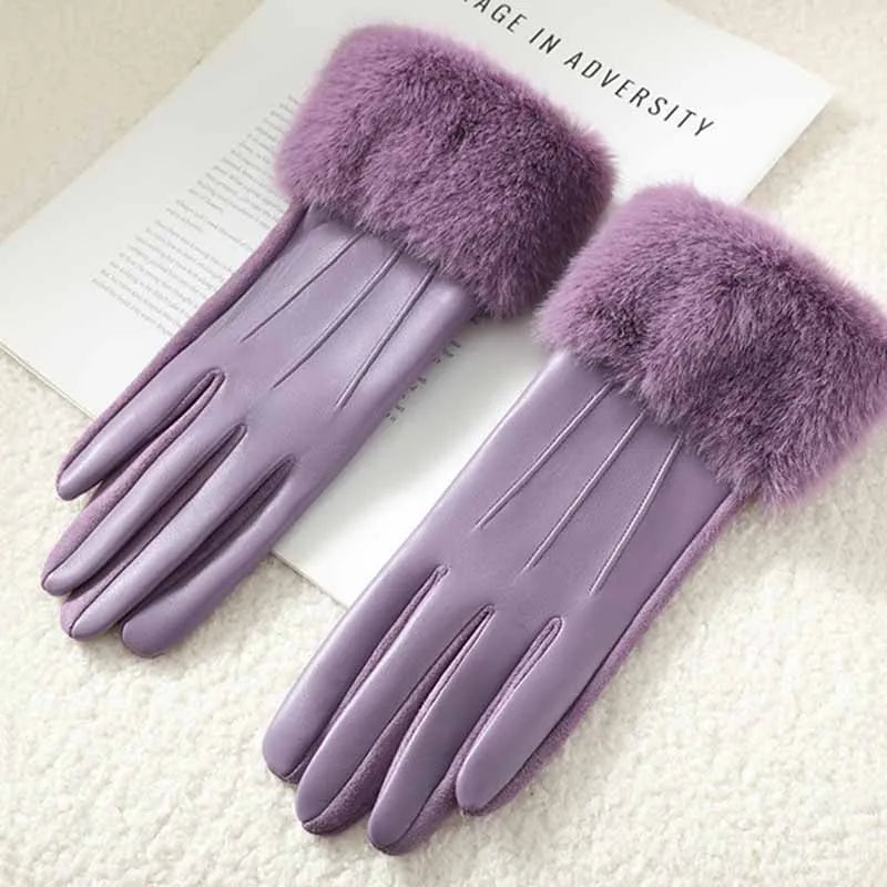 Orsay Leather Winter Gloves
