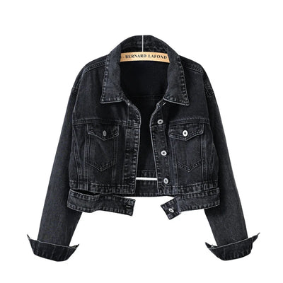 Riley Cropped Denim Jacket – Limited Edition Layer