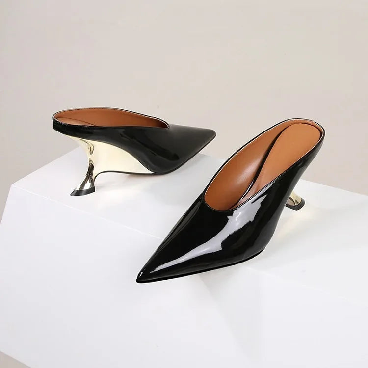 Vera Mirror Mules