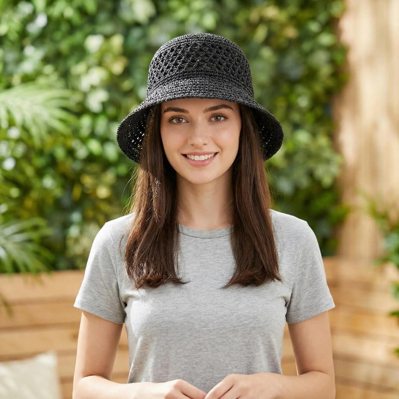 Solara Crochet Bucket Hat