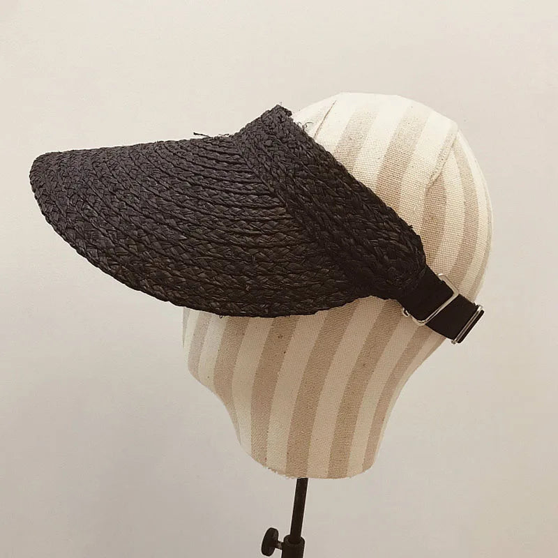 Solara Straw Visor Hat