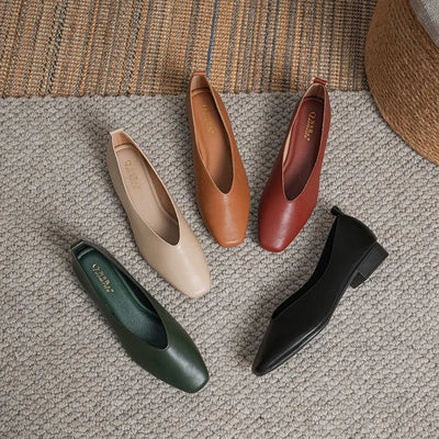 Celeste Square-Toe Flats