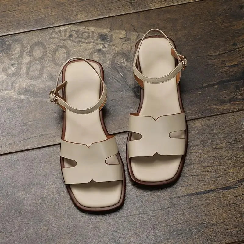 Elena Strap Sandals – Women’s Open-Toe Flat Slides