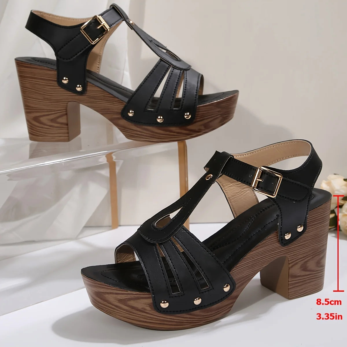 Isabella Studded Platform Sandal