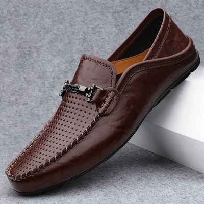 Eli Breathable Leather Loafers
