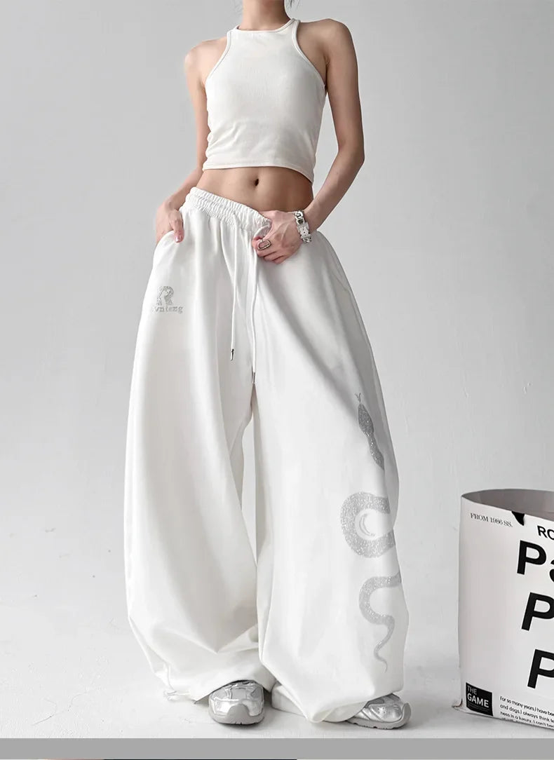 Raven Rhinestone Pants