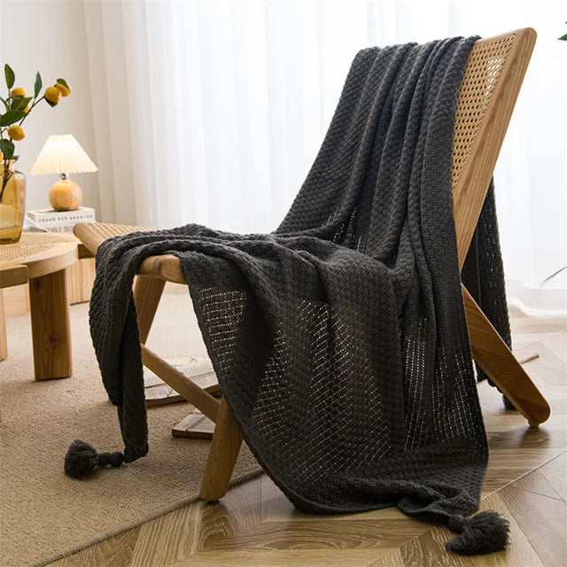 Lucia Knit Throw Blanket
