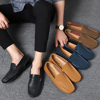 Enzo Italian Woven Loafers