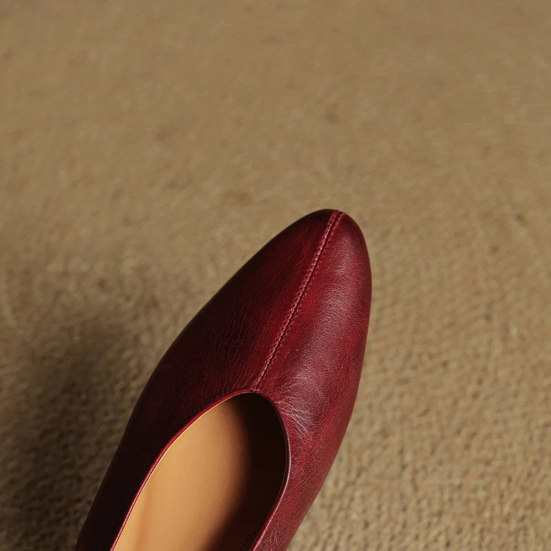 Alessia Genuine Leather Slingback Flats