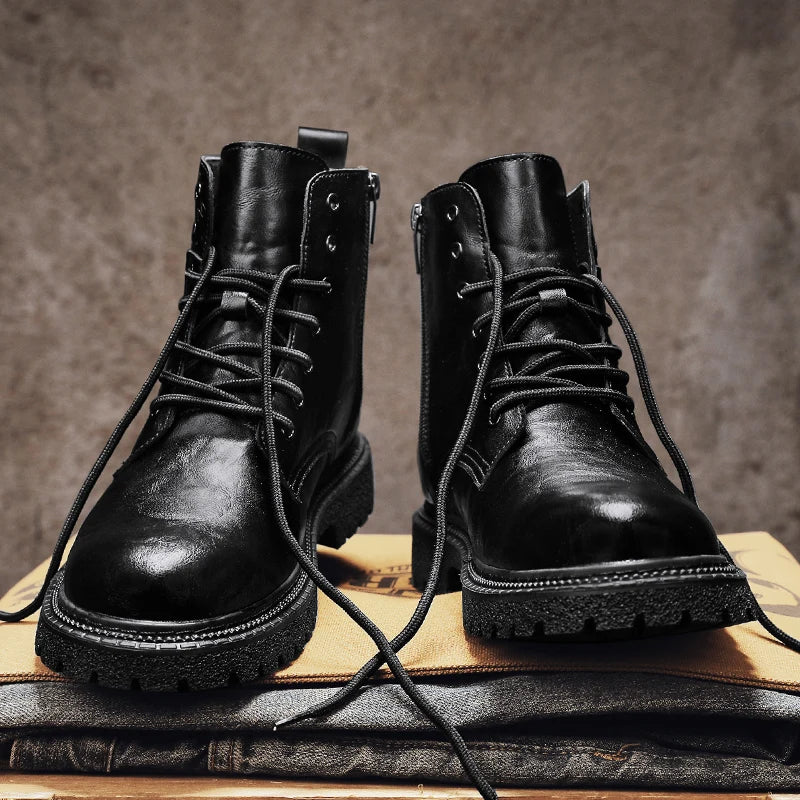 Marco Leather Ankle Boots