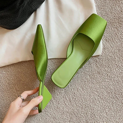 Lisa  Satin Mules
