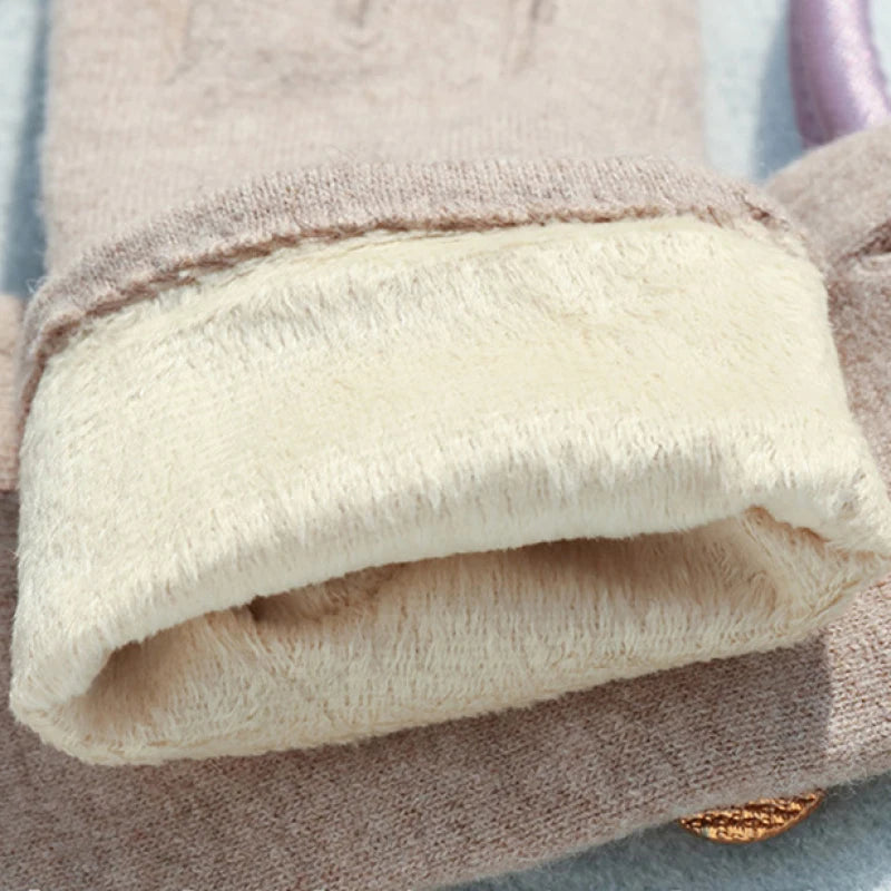 Erin Cashmere-Blend Touchscreen Gloves