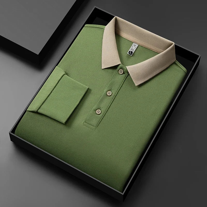 Nolan Contrast Collar Polo