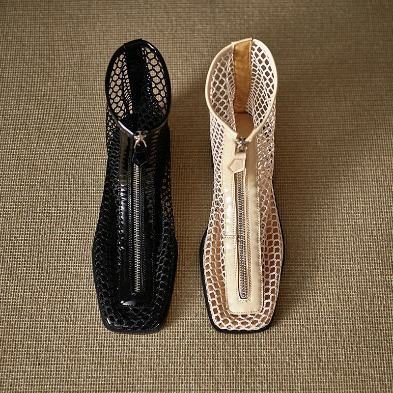 Blaire Square Toe Heel Boots
