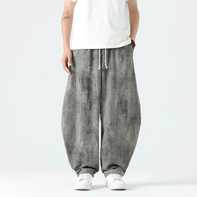 Haruto Japanese Street Wide-Leg Pants – Men’s Cool-Touch