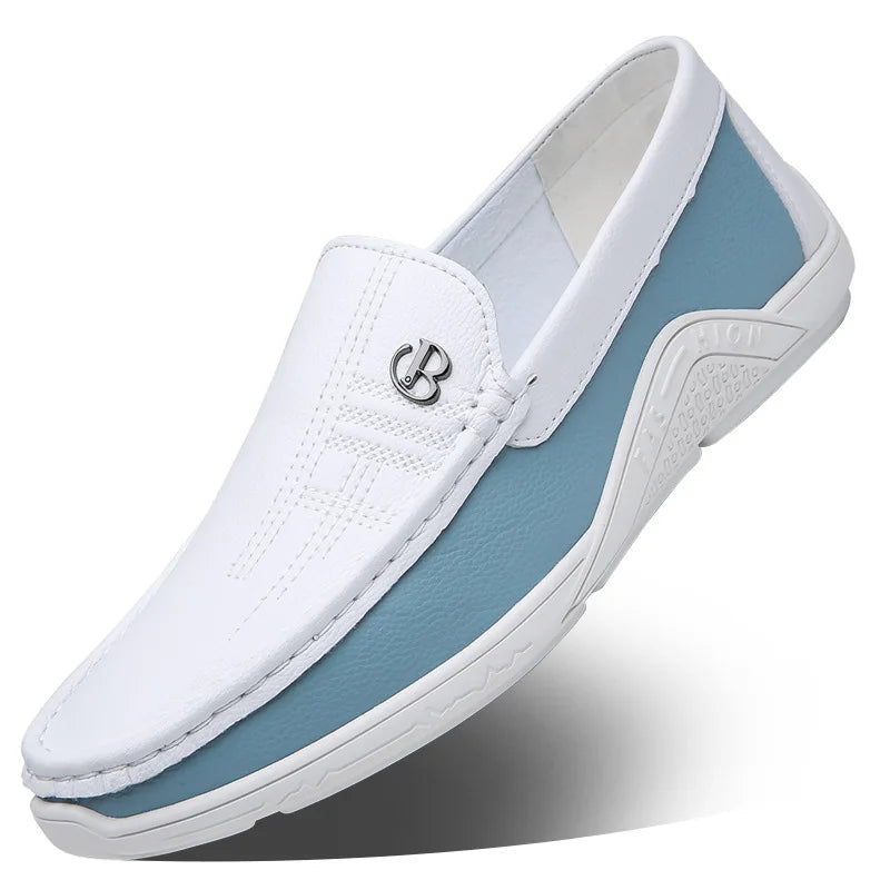 Luca Leather Slip-Ons