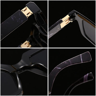 Vera Square Sunglasses – Candy Color Gradient Lenses
