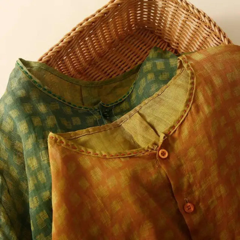 Amber Linen Blend Top