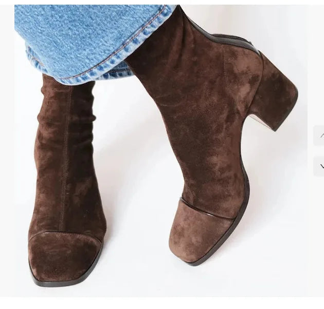Vittoria Velvet Ankle Boots