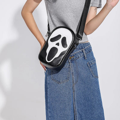 Phantom Ghost Face Crossbody Bag