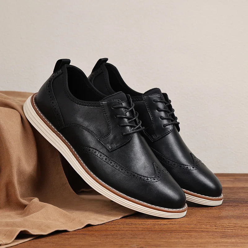 Alessio Genuine Leather Brogue