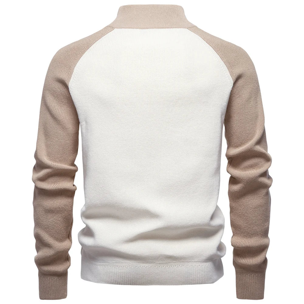 Nolan Cotton Mock Neck Sweater