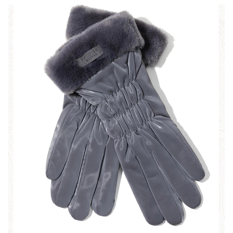 Cashmere Lining Touchscreen Gloves