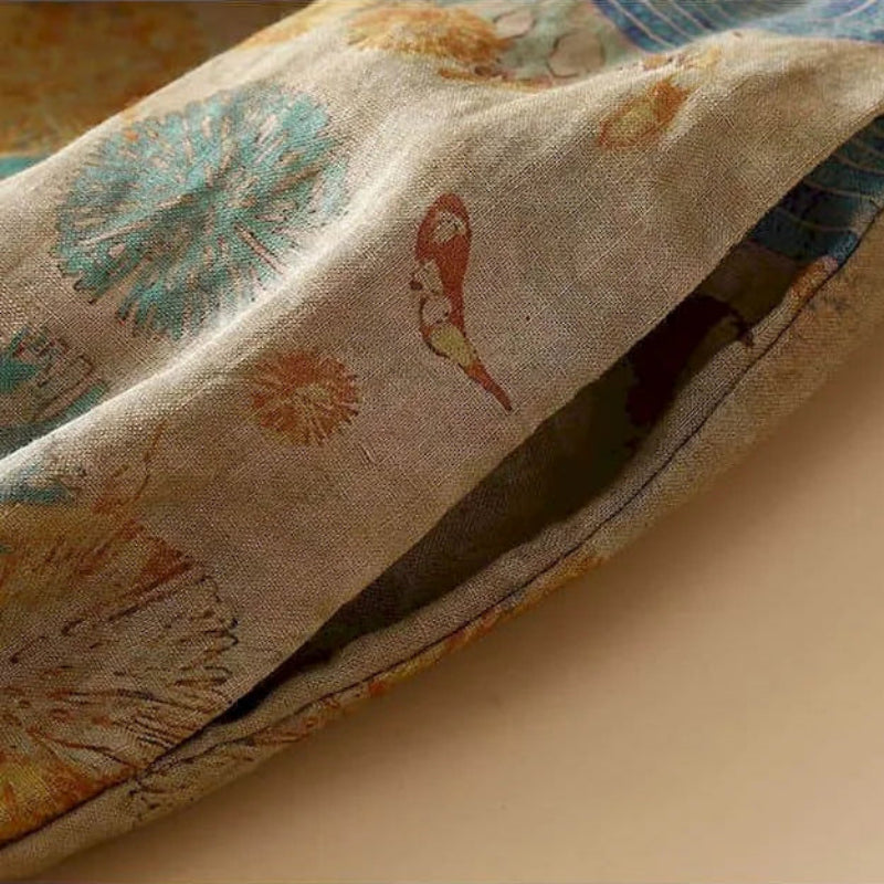 Bianca Floral Linen Bloomers