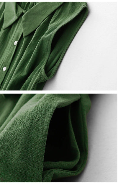Arianna Linen Sleeveless Dress