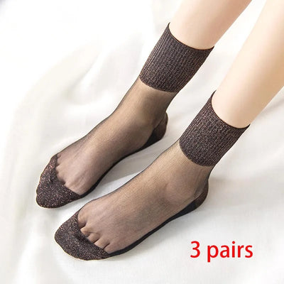Sheer Spark Socks – Set of 3