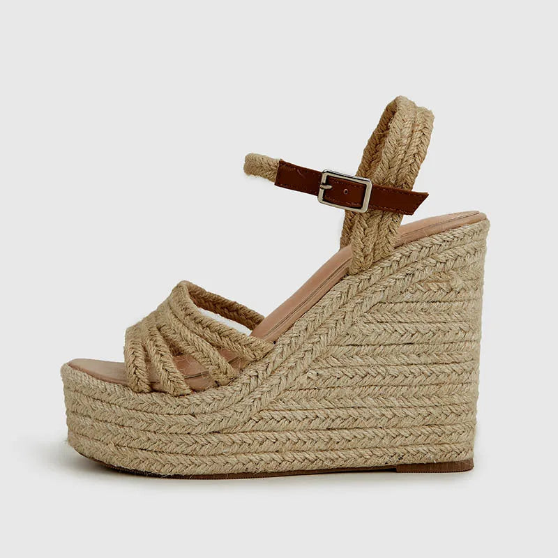 Selena Platform Wedge Sandals
