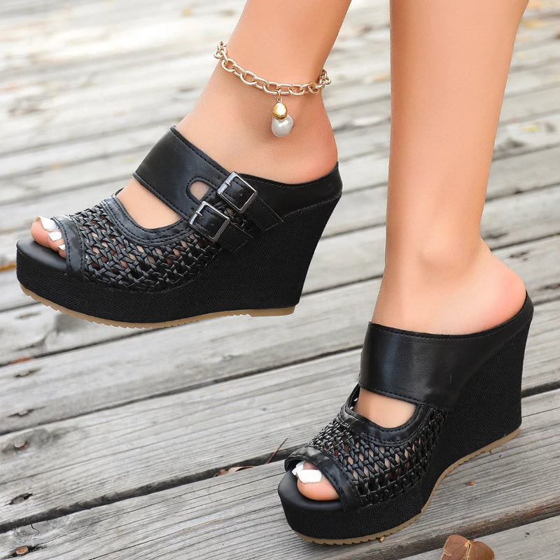 Ariana Wedge Sandals