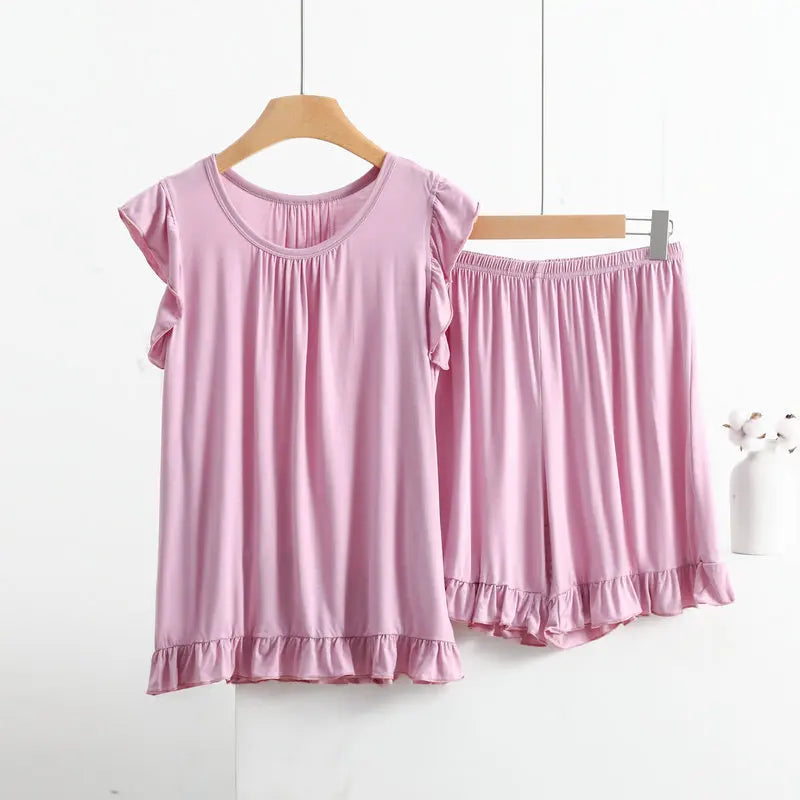 Lily Ruffle Lounge Set