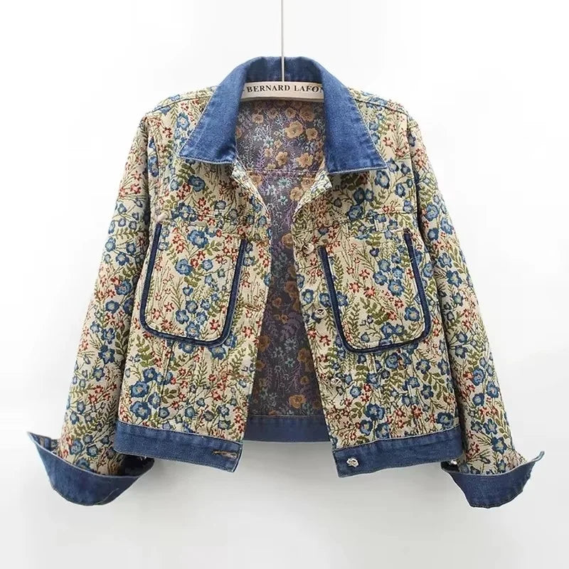 Ivy Jacquard Denim Jacket