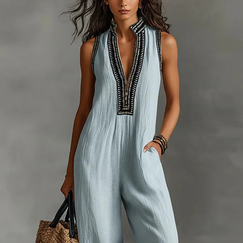 Marbella Linen Jumpsuit