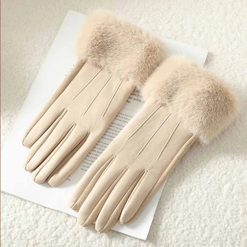 Orsay Leather Winter Gloves