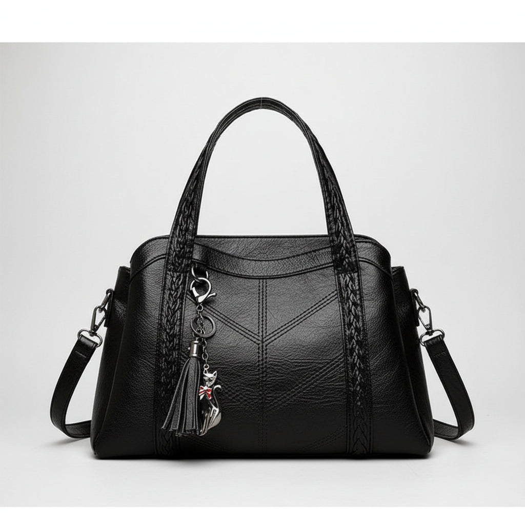 Élodie Leather Shoulder Bag
