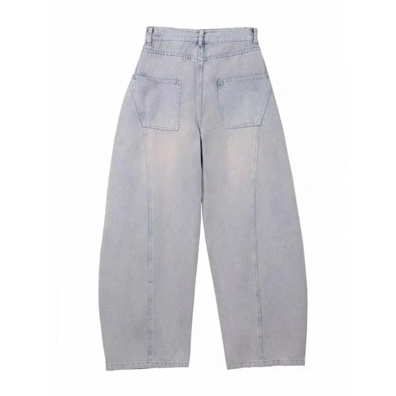 Axel Denim Baggy Jeans - Men’s Ripped Wide-Leg Stretch Fit