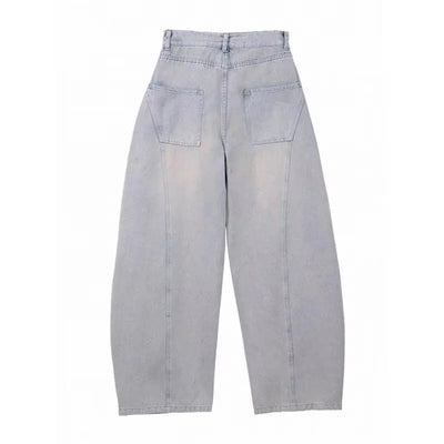 Axel Denim Baggy Jeans - Men’s Ripped Wide-Leg Stretch Fit