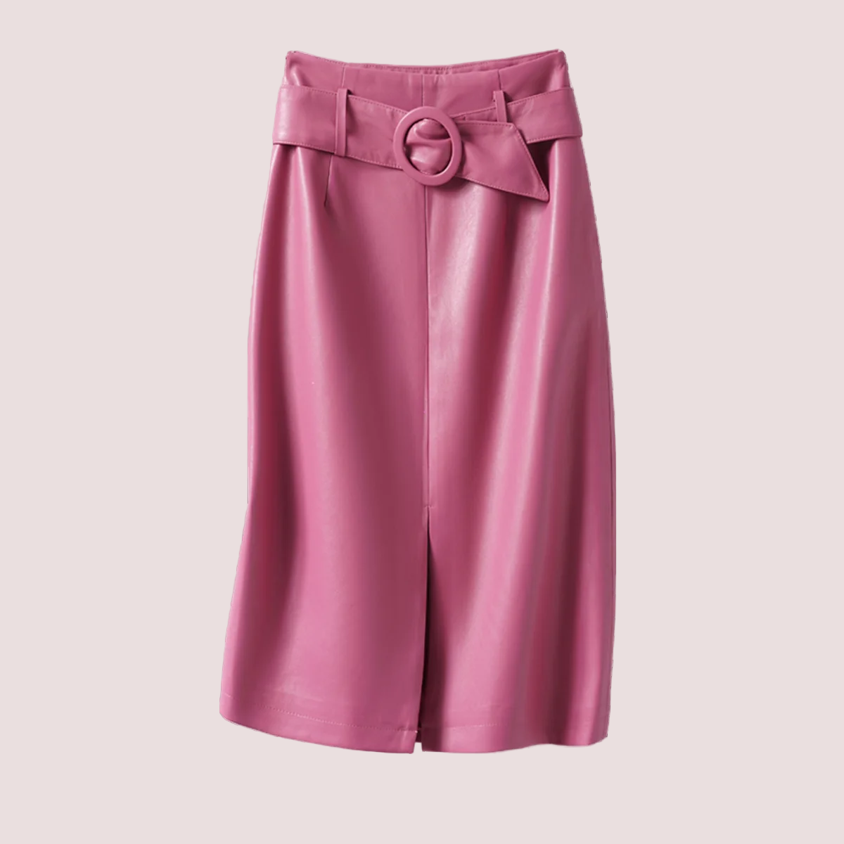 Clara High Waist Leather Skirt