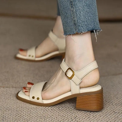 Rosa Vintage Leather Heels