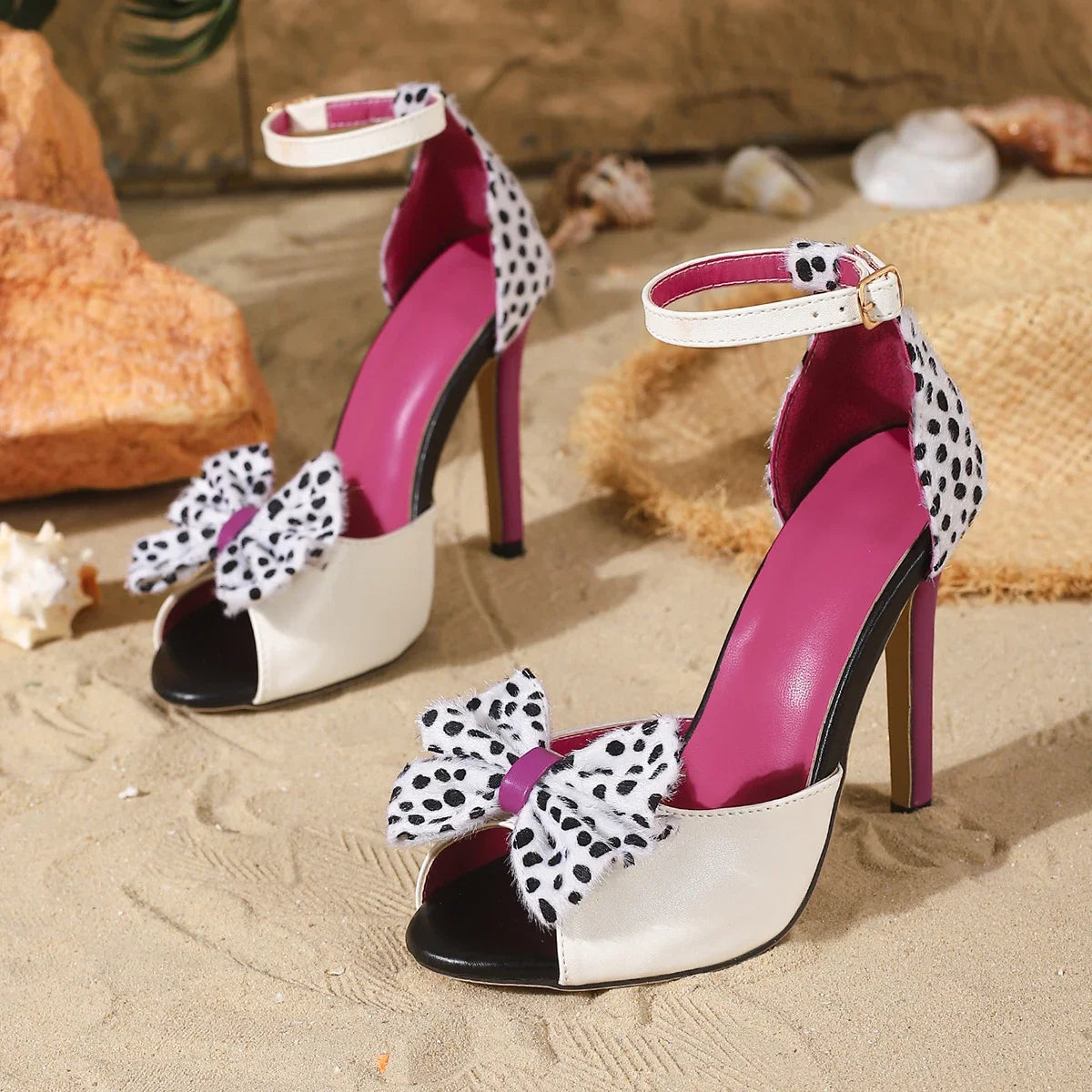 Vivienne Bow Stiletto Sandals